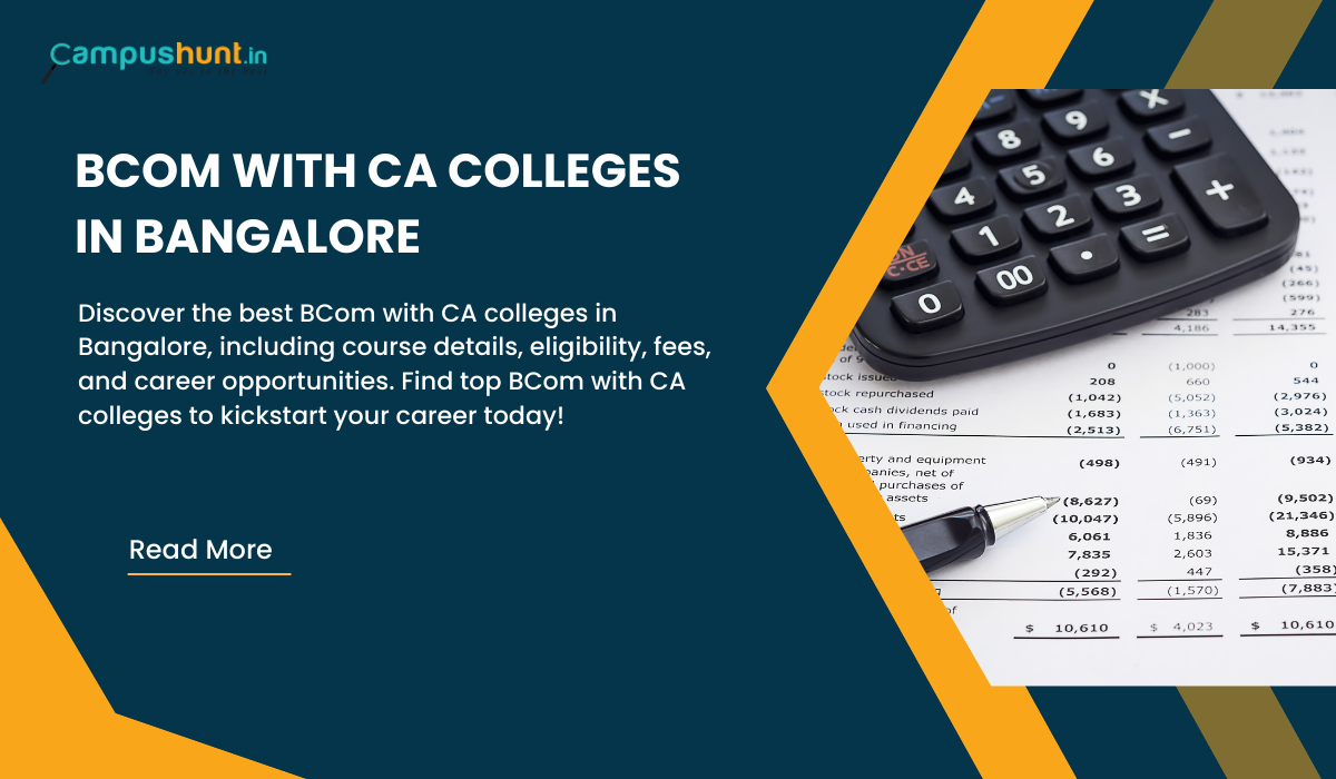 BCom with Ca Colleges in Bangalore